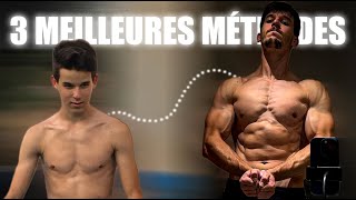 3 Méthodes INDISPENSABLES pour se MUSCLER au poids du corps (et en salle)