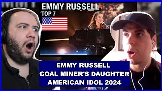 Emmy Russell - Coal Miner's Daughter Reaction | American Idol 2024 - TEACHER PAUL REACTS