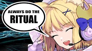 DO YOUR RITUALS WHEN ROLLING THE GACHA