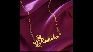 Customised name pendant designs//customised name pendant models 2021 #shorts#youtubeshorts