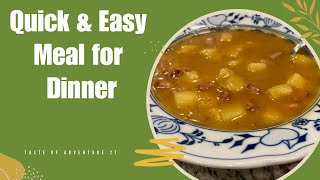 Quick \u0026 Easy Meal for Dinner - Potato Goulash #recipe #yummy #youtuber