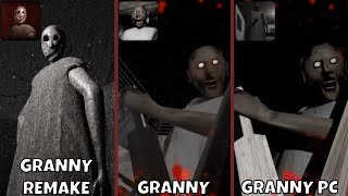 Death by guillatine in Granny Remake, Granny PC, Granny Android [Comparison]