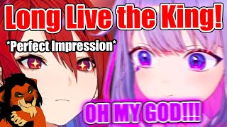 Biboo Gets Too Excited When Liz Does a Perfect Scar Impression【Hololive EN】