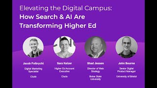 Webinar: Elevating the Digital Campus: How Search & AI Are Transforming Higher Education