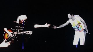 Emotional moment as Freddie joins Brian May - Love of My Life (Birmingham 12th June 2022)