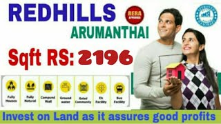 Discover Affordable Land for sale near madhavaram at thanigai Estates#thanigai#Estates# #Redhills#