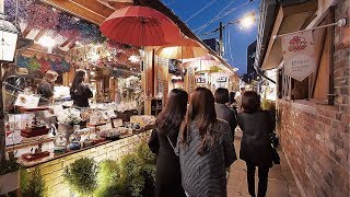 【4K60FPS】 Night Walking around Ikseon-dong, Seoul, Korea 익선동 益善洞