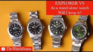 Explorer as a watch by itself vs Ranger, Summiteer and Alpinist