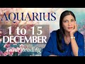 AQUARIUS Tarot reading 1st to 15th December 2024