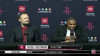 Russell Westbrook Talks Playing With James Harden And Winning A Championship In Houston