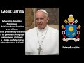 exhotarción apostólica postsinodal amoris laetitia introducción