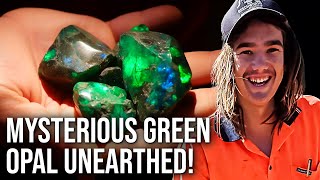 Outback Opal Hunters Discovered A BIZARRE Green Crystal Opal Worth $8,000