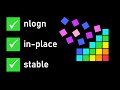 The Perfect Sorting Algorithm??  Block Sort Explained (Wiki Sort, Grail Sort)