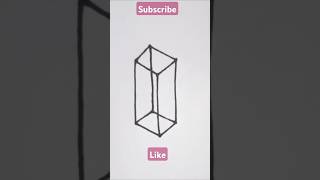 drawing rectangular block 3D#shape