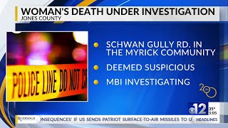 Woman’s death under investigation in Jones County