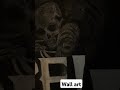 skeleton art at the wall shorts youtubeshorts trending viral quicktips youtube youtuber islam