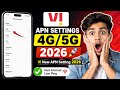📶Vi APN Settings 4G/5G 2026🚀| Vi New Apn Setting 2026 | Vi Network Problem Solution ✅ /Apn Settings