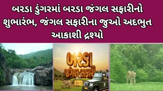 બરડા ડુંગરમાં બરડા જંગલ સફારીનો શુભારંભ, જંગલ સફારીના જુઓ અદભુત આકાશી દ્રશ્યો #barda #jungle #safari