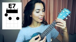 EASY E7 Chord Tutorial ~ Ukulele School