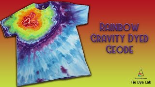 Rainbow Geode Gravity Ice Dye