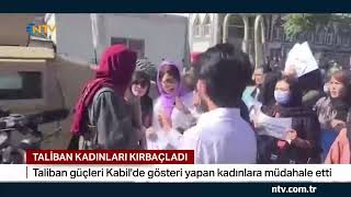 NTV | Taliban kadınları kırbaçladı