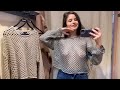 Stylish Translucent Mesh Women-s Check Jumper Comfort and Elegance Combined