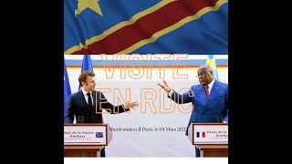 RDC Congo. La visite du président Emmanuel Macron en Afrique, Paris 04 mars 2023