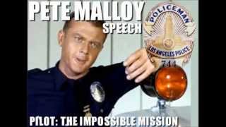 MALLOY SPEECH