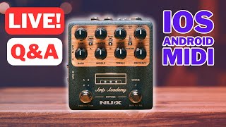 Livestream | NUX Amp Academy | MIDI iOS Android