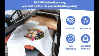 Kasyu Sublimation Spray for 100% Cotton Shirts