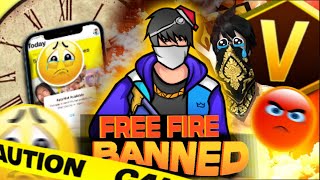 FREE FIRE BAN || FREE FIRE BAN STATUS || FREE FIRE SAD STATUS || VASU777