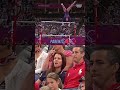 Aly Raisman’s parents watching her compete ❤️ FOLLOW FOR MORE MOTIVATION