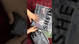 Unboxing SHEIN package #shein #unboxing #baby #pregnancy #onlineshopping