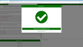 Basic JavaScript Comparison with the Equality Operator58/111FreeCodeCamp