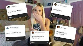 ANSWERING YOUR ASSUMPTIONS ABOUT ME