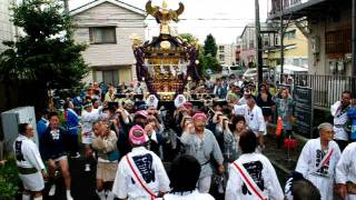 平成23年　鶴見・矢向日枝神社　例大祭　ご本社神輿＝町内渡御（１）