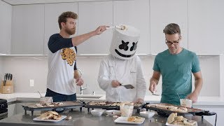 The Ultimate Pancake Cook-off ft. Rhett and Link | Cooking with Marshmello
