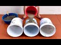 Amazing Ideas From Old Plastic Containers And Cement - How to Make a Cement Flower Pot at Home