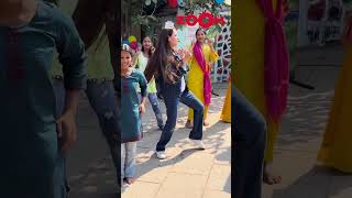 Dia Mirza's LOVELY smile while she ENJOYS dancing with kids at an NGO event #diamirza #shorts