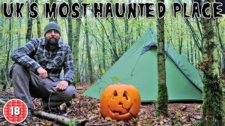 Wild Camping In UK's MOST HAUNTED Place: SCREAMING WOODS, Pluckley