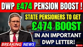 State Pension Update: £474 Free Boost Coming for State Pensioners in DWP Letter!