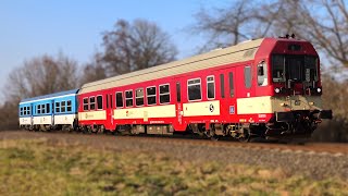 Trains at Václavice on 5.2.2025