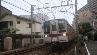 [真横でノッチオフ！] 東武10030型未リニューアル車11661F+11441F 東上線快速池袋行き