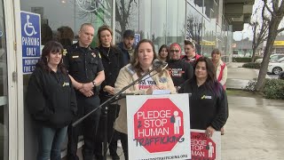 Fresno groups, law enforcement "Pledge to Stop Trafficking" with campaign