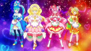 T191 デリシャスパーティ♡プリキュア 変身シーン キュアプレシャス，スパイシー，ヤムヤム，フィナーレ