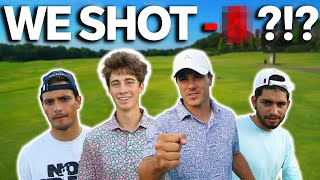 GM GOLF | We Play 4 Man Scramble | How Low Can We Shoot?