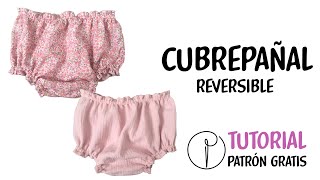 Cómo hacer un Cubrepañal Reversible. Patrón Gratis. DIY