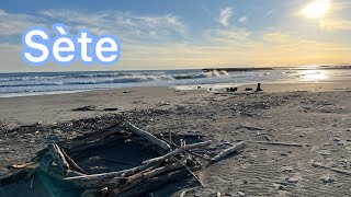 Sète, France 🇫🇷, Beach/Sea Front Walk 4K HD November 17, 2024