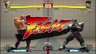 Konatu (Sagat) Vs Etona (M.Bison) | USF4