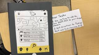 Paper Prototype Usability Testing: TerpWaze